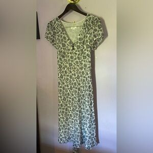 Loft Black and White Shirtwaist Style Dress